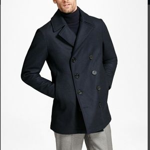 Brooks Brothers Iconic Wool Pea Coat